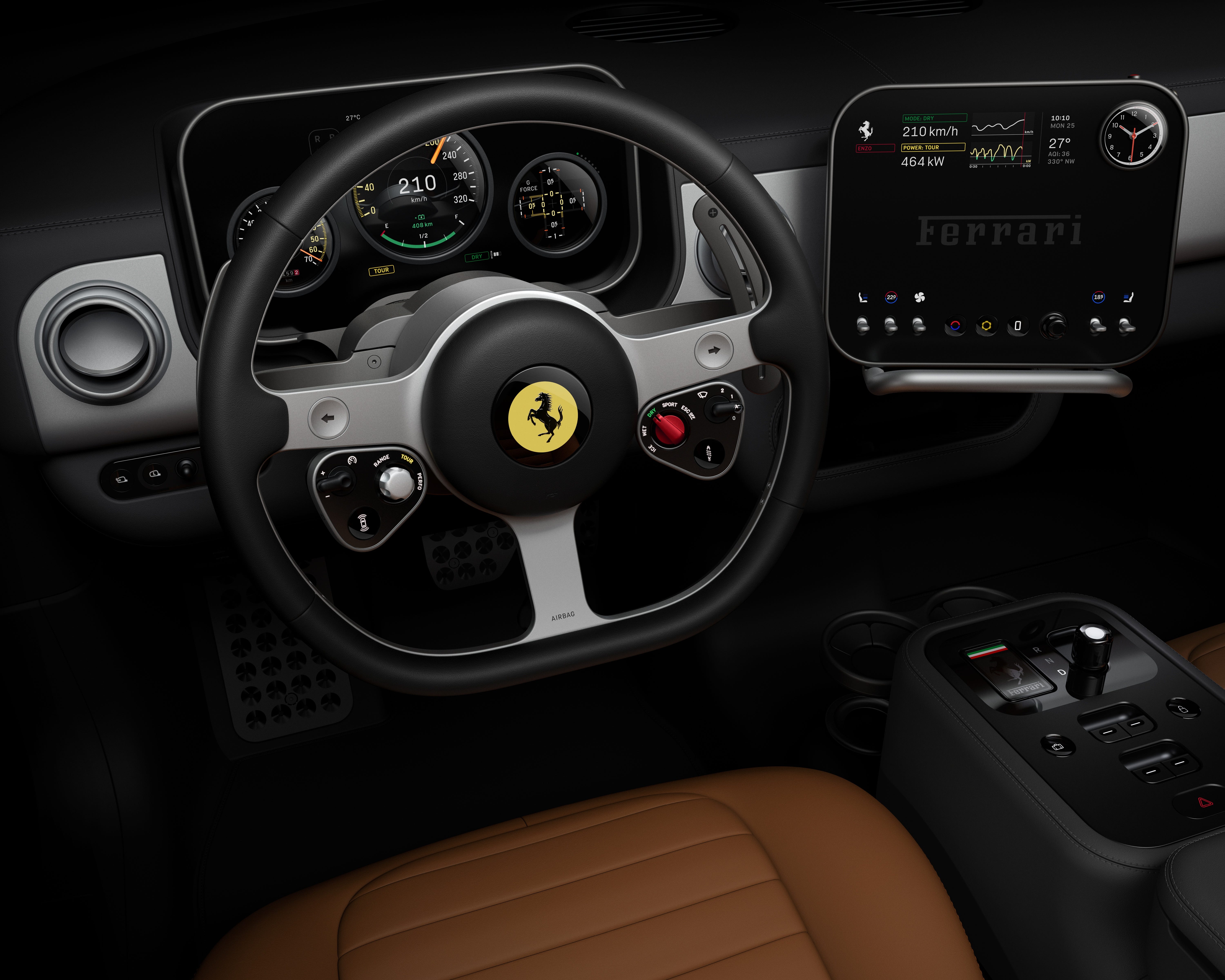 Ferrari показала первый электрокар Luce: 1000 л.с. и разгон до 100 км/ч за 2,5 секунды - 1 | bex-auto.md Ferrari показала первый электрокар Luce: 1000 л.с. и разгон до 100 км/ч за 2,5 секунды - 1 | bex-auto.md